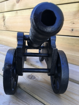 Cannon - Decorative - Cast iron - Black